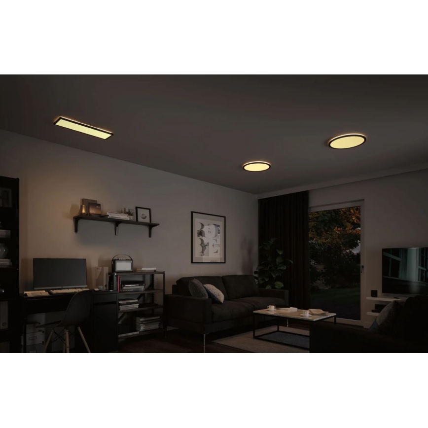 Paulmann 71002 - LED/22W Stmívatelný panel ATRIA 230V 3000K 42x42 cm černá