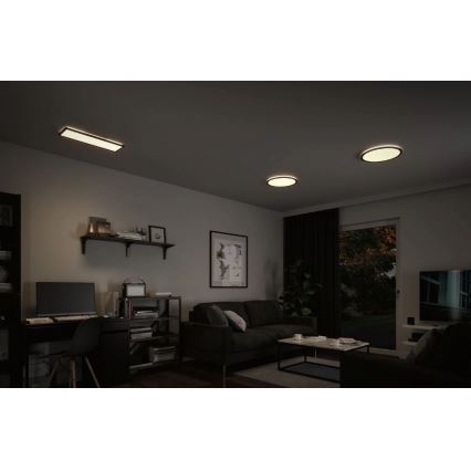 Paulmann 71016 - LED/22W Stmívatelný panel ATRIA 230V 4000K 42x42 cm černá