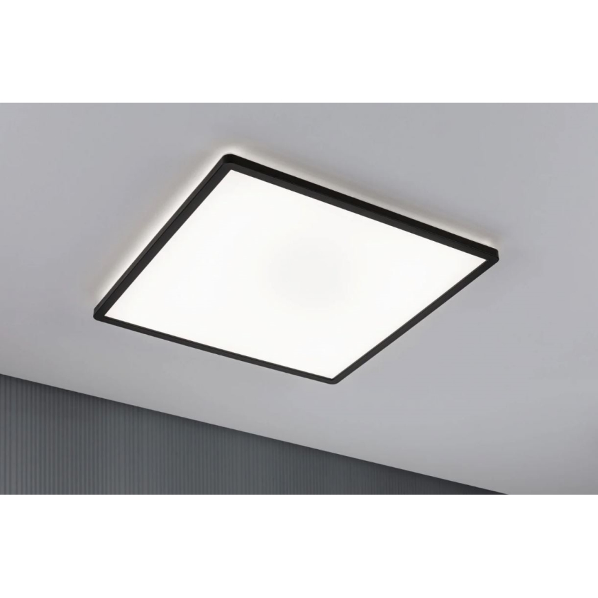Paulmann 71016 - LED/22W Stmívatelný panel ATRIA 230V 4000K 42x42 cm černá