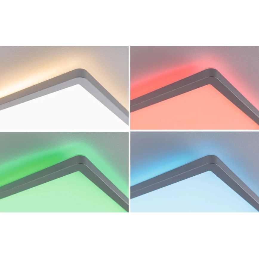Paulmann 71020 - LED/20W RGBW Stmívatelný panel ATRIA 230V 4000K 20x58 cm + dálkové ovládání