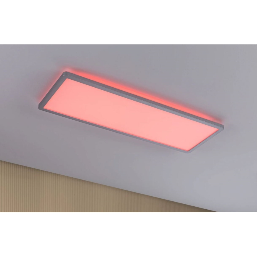 Paulmann 71020 - LED/20W RGBW Stmívatelný panel ATRIA 230V 4000K 20x58 cm + dálkové ovládání