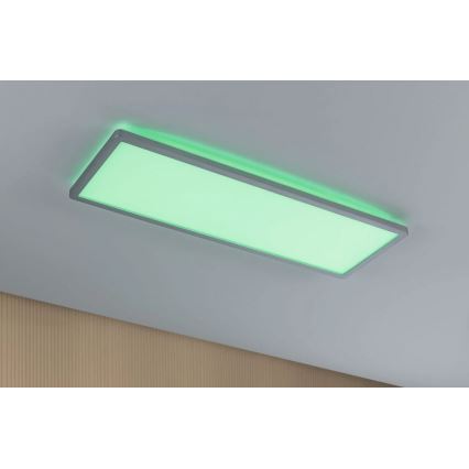 Paulmann 71020 - LED/20W RGBW Stmívatelný panel ATRIA 230V 4000K 20x58 cm + dálkové ovládání