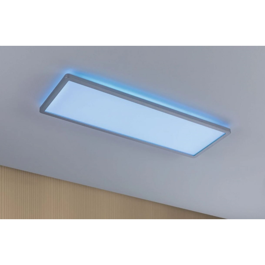 Paulmann 71020 - LED/20W RGBW Stmívatelný panel ATRIA 230V 4000K 20x58 cm + dálkové ovládání