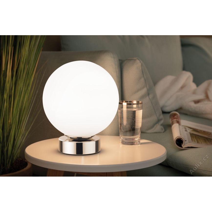 Paulmann 77057 - 1xE14/20W Stmívatelná dotyková stolní lampa AARI 230V