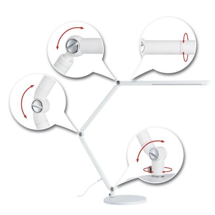 Paulmann 78911 - LED/10,6W Stmívatelná stolní lampa FLEXBAR 230V 3000/4000/6500K