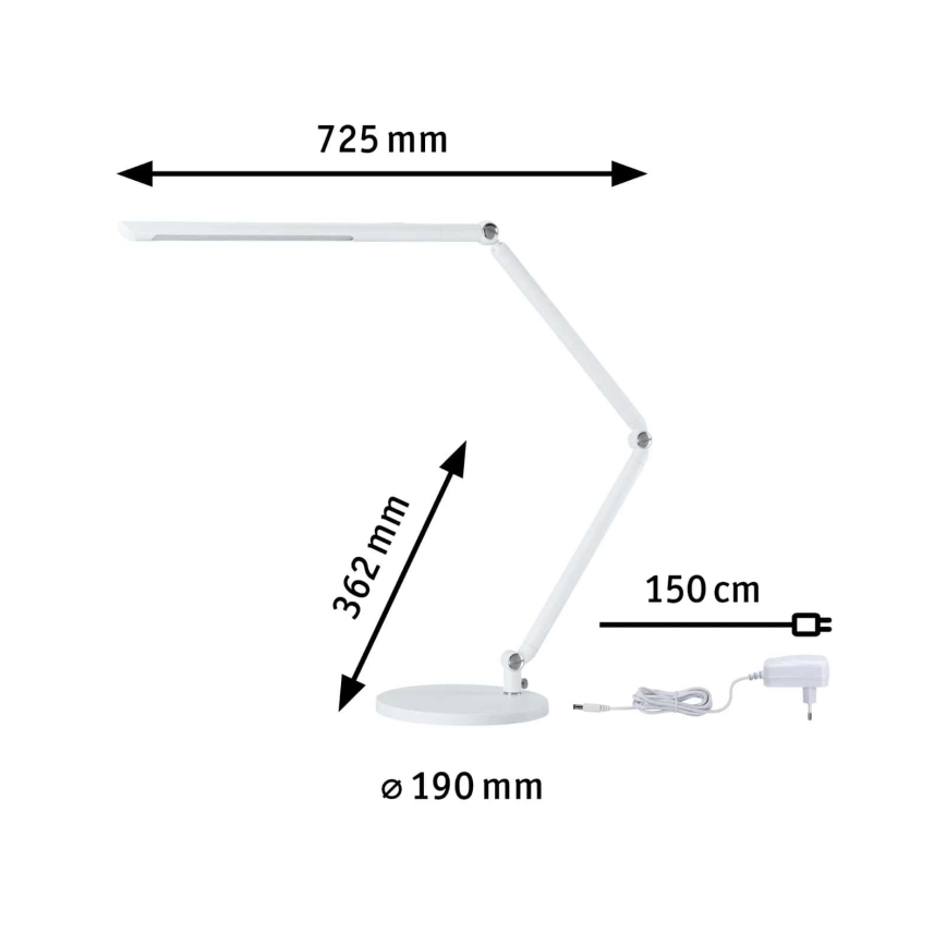 Paulmann 78911 - LED/10,6W Stmívatelná stolní lampa FLEXBAR 230V 3000/4000/6500K
