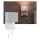 Paulmann 78913 - LED/2,5W + 1xE27/40W Nástěnné svítidlo s poličkou a USB MERANI 230V bílá