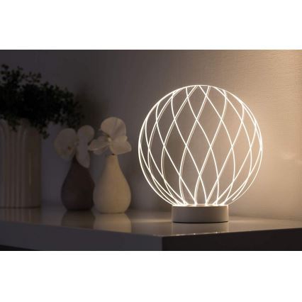 Paulmann 79534 - LED Stolní lampa MESH LED/3W/230V