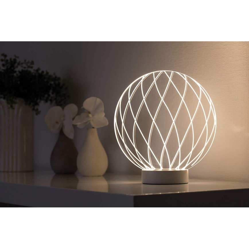Paulmann 79534 - LED Stolní lampa MESH LED/3W/230V