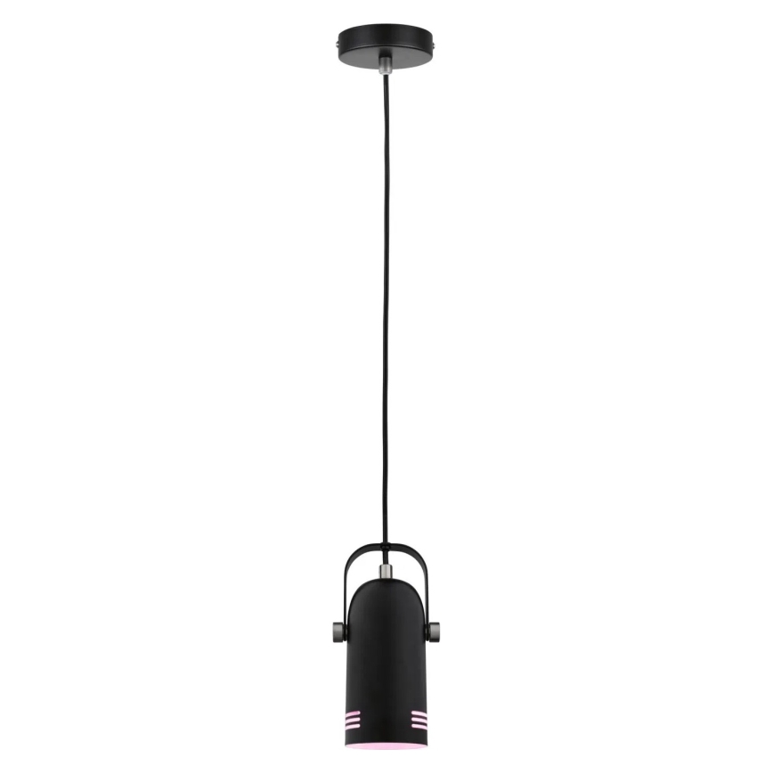 Paulmann 79766 - LED RGBW 1xE27/12W Lustr na lanku LAVEA 230V černá