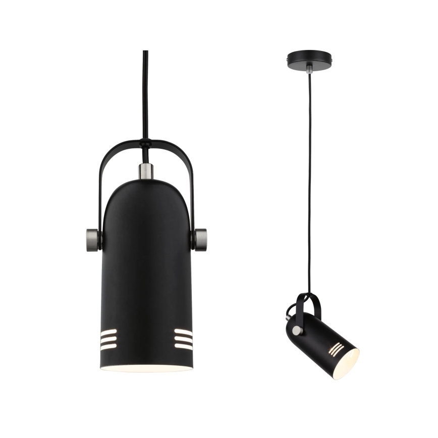 Paulmann 79766 - LED RGBW 1xE27/12W Lustr na lanku LAVEA 230V černá