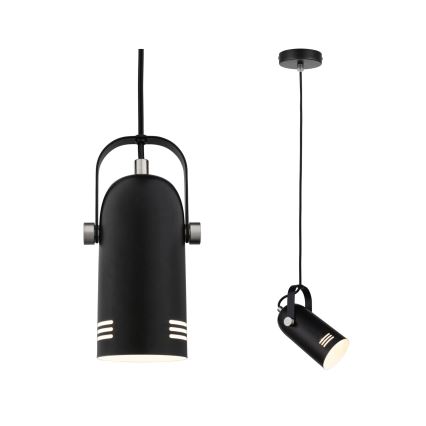Paulmann 79766 - LED RGBW 1xE27/9W Lustr na lanku LAVEA 230V černá
