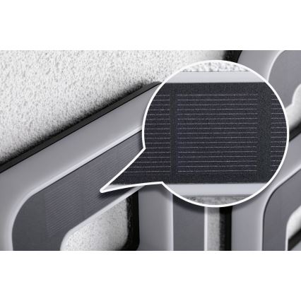Paulmann 79842 - LED/0,2W IP44 Solární domovní číslo 1,2V 1500 mAh