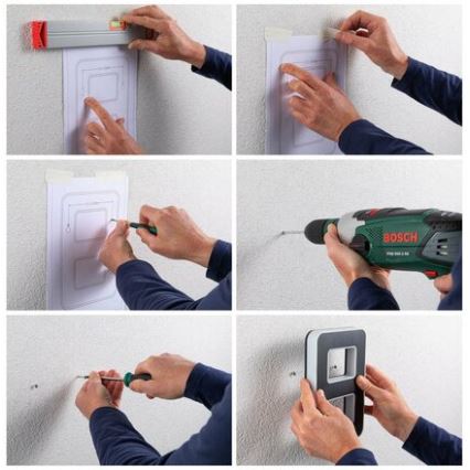 Paulmann 79842 - LED/0,2W IP44 Solární domovní číslo 1,2V 1500 mAh
