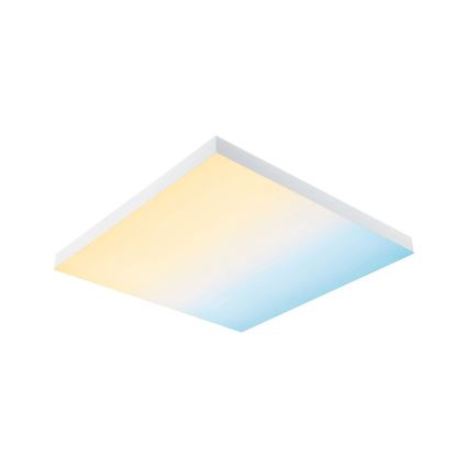 Paulmann 79910 - LED/31W RGBW Stmívatelné stropní svítidlo LORIA 230V 3000-6500K 59,5x59,5 cm bílá + dálkové ovládání