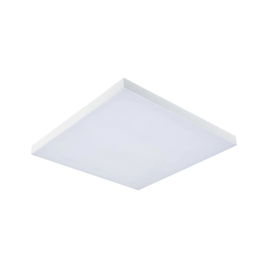 Paulmann 79910 - LED/31W RGBW Stmívatelné stropní svítidlo LORIA 230V 3000-6500K 59,5x59,5 cm bílá + dálkové ovládání