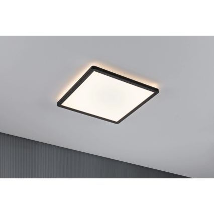 Paulmann 79921 - LED/16W Stmívatelný panel ATRIA 230V 3000K 29,3x29,3 cm černá