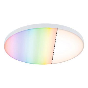 Paulmann 79929 - LED/22W RGBW Stmívatelné stropní svítidlo LORIA 230V pr. 40 cm bílá