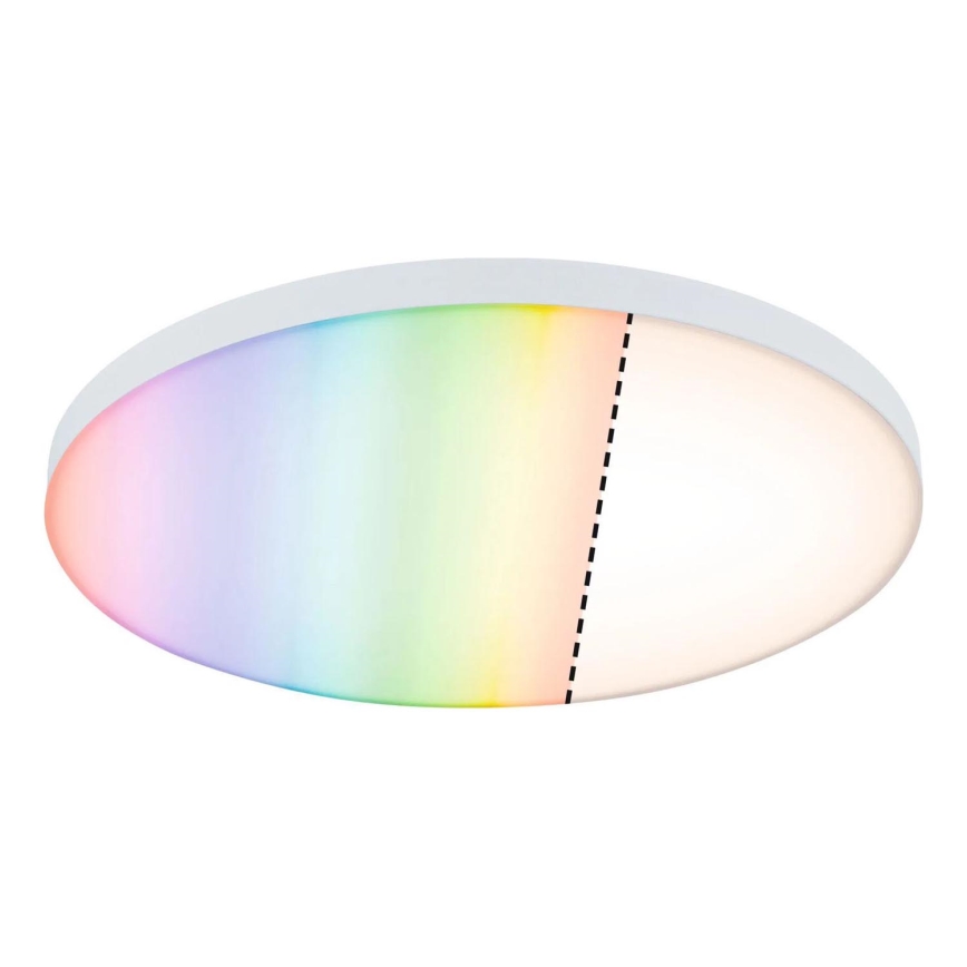 Paulmann 79929 - LED/22W RGBW Stmívatelné stropní svítidlo LORIA 230V pr. 40 cm bílá