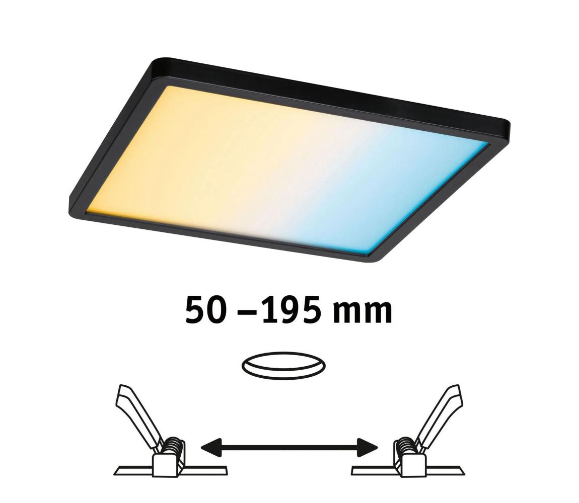 Paulmann 79967 - LED/16W IP44 Stm koup podhledové svítidlo AREO 230V 79967 Černá