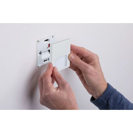 Paulmann 79999 - LED/1W Schodišťové svítidlo TSARO 230V Follow/bílá