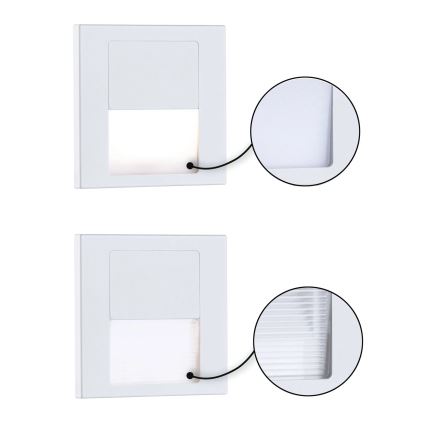 Paulmann 79999 - LED/1W Schodišťové svítidlo TSARO 230V Follow/bílá