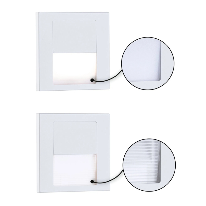 Paulmann 79999 - LED/1W Schodišťové svítidlo TSARO 230V Follow/bílá