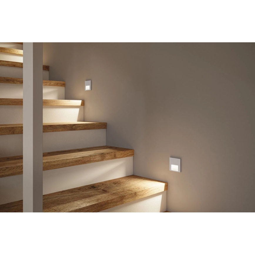 Paulmann 80000 - LED/1W Schodišťové svítidlo TSARO 230V Follow/matný chrom