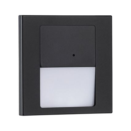 Paulmann 80004 - LED/1W Schodišťové svítidlo se senzorem TSARO 230V Lead/černá