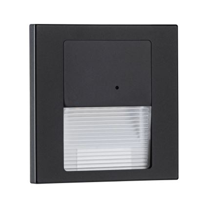 Paulmann 80004 - LED/1W Schodišťové svítidlo se senzorem TSARO 230V Lead/černá