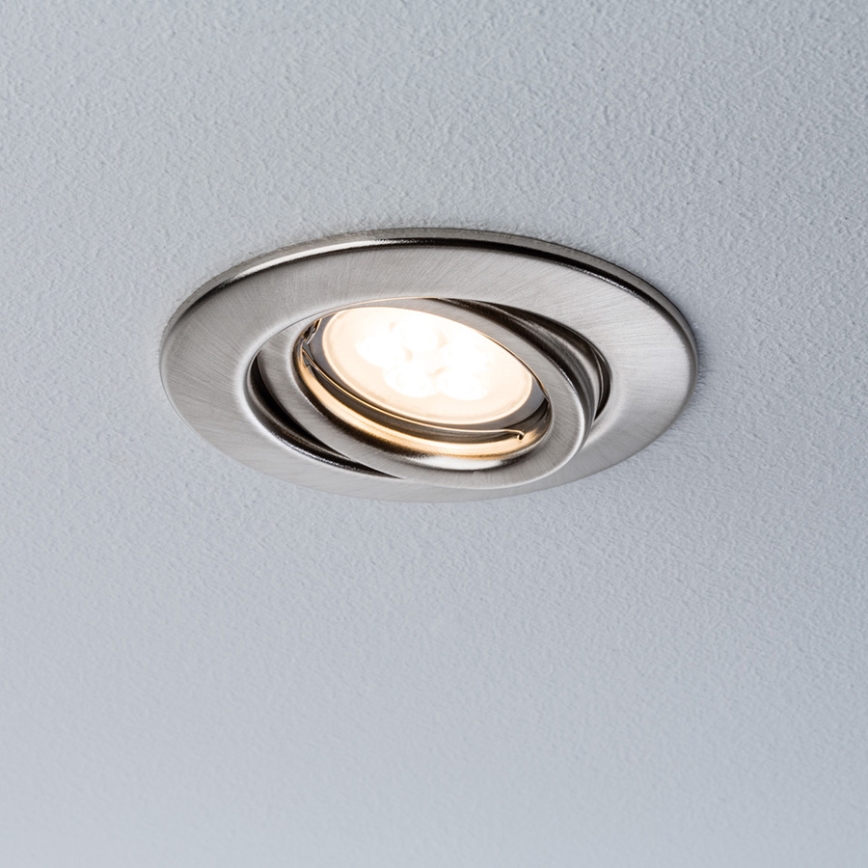 Paulmann 92028 - SADA 3x LED podhledové svítidlo QUALITY LINE 3xGU10-LED/6,5W/230V