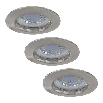 Paulmann 92208 - SADA 3x LED koupelnové podhledové svítidlo IP44 PREMIUM LINE 3xGU10/3W/230V + žárovky 3xGU10/50W zdarma Paulmann 92208 - SADA 3x LED koupelnové podhledové svítidlo IP44 PREMIUM LINE 3xGU10/3W/230V + žárovky 3xGU10/50W zdarma