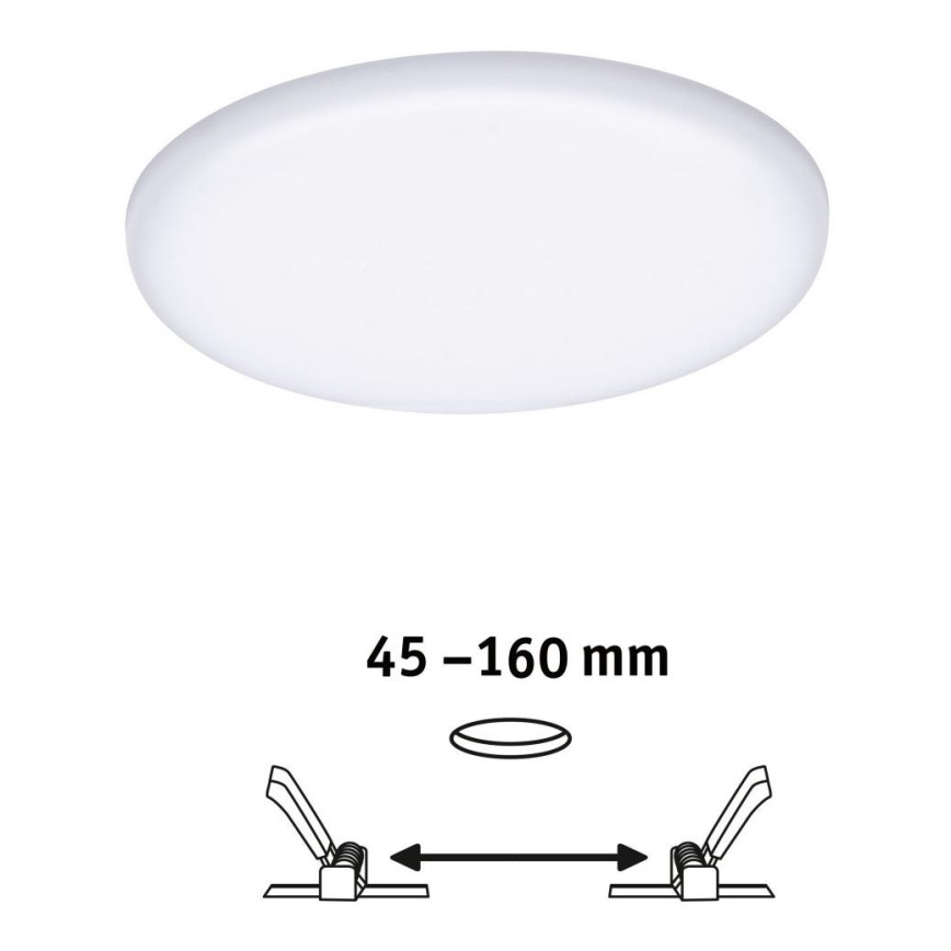 Paulmann 92389 - LED/17W IP44 Koupelnové podhledové svítidlo VARIFIT 230V