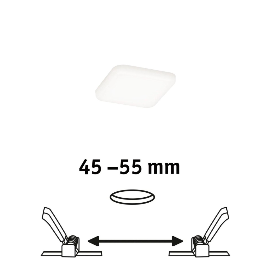 Paulmann 92396 - LED/4,5W IP44 Koupelnové podhledové svítidlo VARIFIT 230V