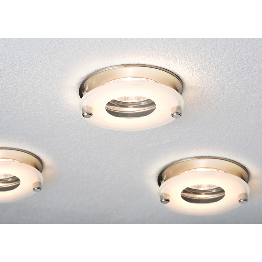 Paulmann 92549 - SADA 3x Koupelnové podhledové svítidlo PREMIUM LINE 3xGU5,3/35W/230V/12V
