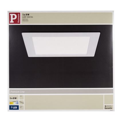 Paulmann 92613 - LED Panel PREMIUM LINE LED/8W/230V