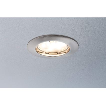 Paulmann 92756 - LED/6,8W IP44 Koupelnové podhledové svítidlo COIN 230V