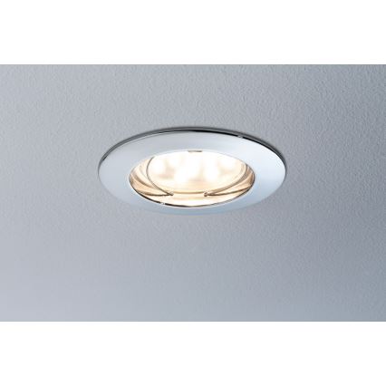 Paulmann 92759 - SADA 3xLED/6,8W IP44 Koupelnové podhledové svítidlo COIN 230V