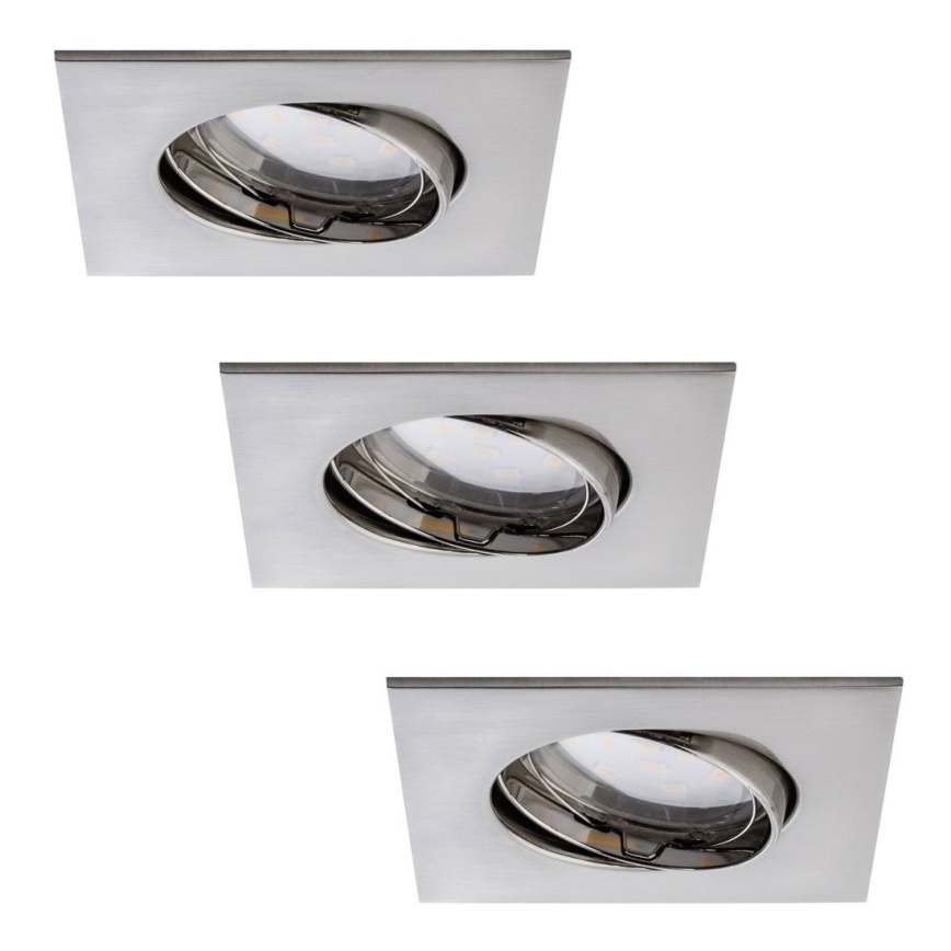 Paulmann 92773 - SADA LED/6,8W Koupelnové podhledové svítidlo COIN 230V