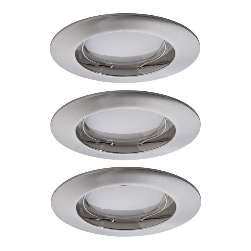 Paulmann 92827 - SADA 3xLED/7W IP44 Stmívatelné koupelnové podhledové svítidlo COIN 230V