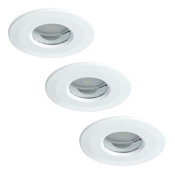 Paulmann 92847 - SADA 3xLED/7W IP65 Stmívatelné koupelnové podhledové svítidlo COIN 230V
