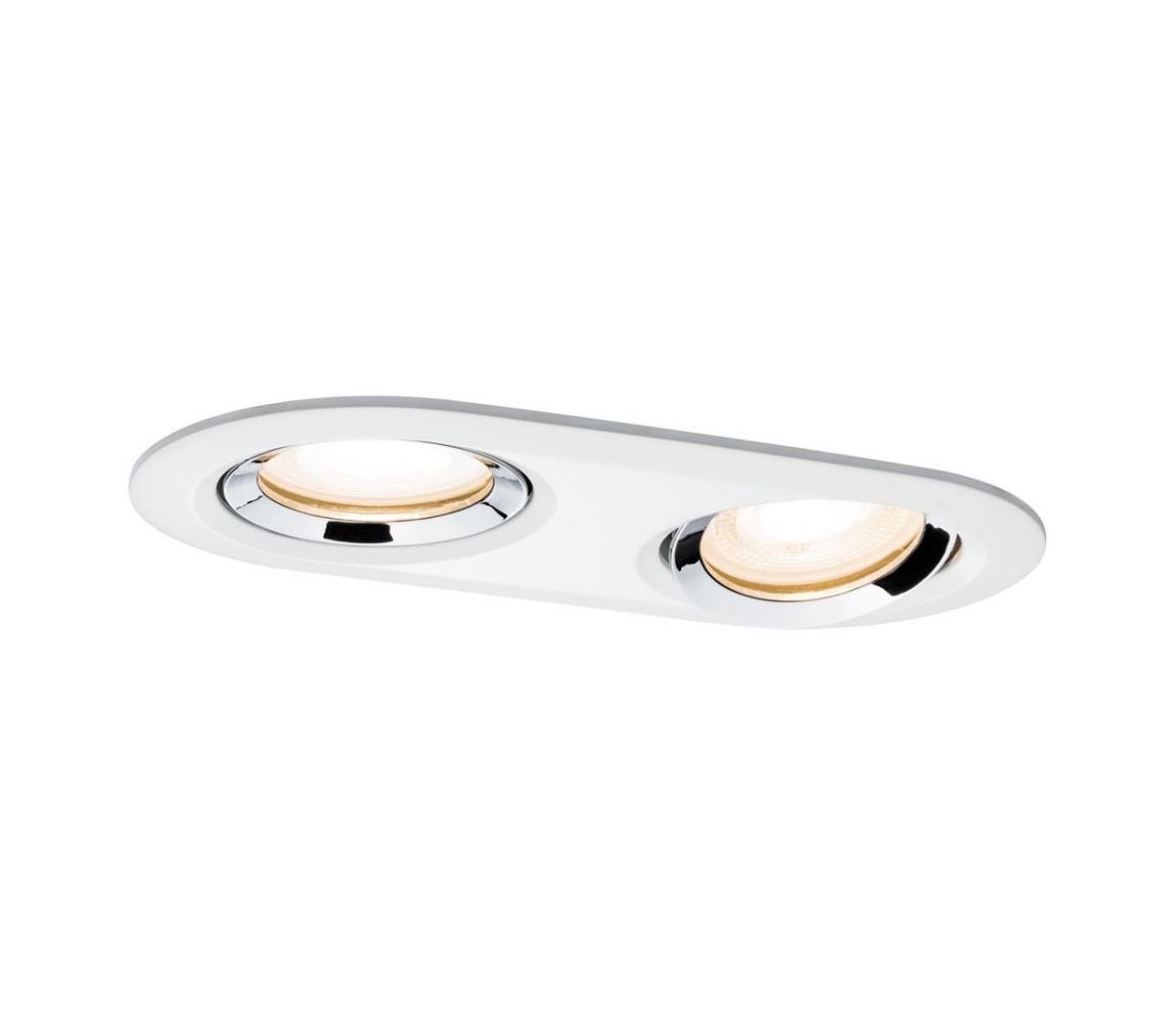Paulmann Paulmann 92901 - 2xLED-GU10/7W IP65 Koupelnové podhledové svítidlo NOVA 230V W1946