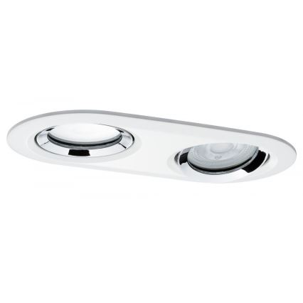 Paulmann 92901 - 2xLED-GU10/7W IP65 Stmívatelné koupelnové podhledové svítidlo NOVA 230V