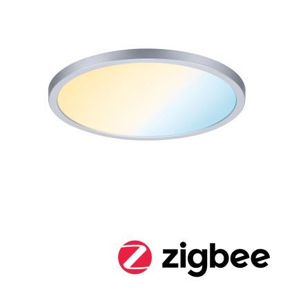 Paulmann 93046 - LED/16W IP44 Stmívatelné koupelnové podhledové svítidlo AREO 230V 3000-6500K pr. 23 cm matný chrom