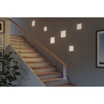 Paulmann 93059 - LED/13W IP44 Stmívatelné koupelnové podhledové svítidlo AREO 230V 17,5x17,5 cm bílá
