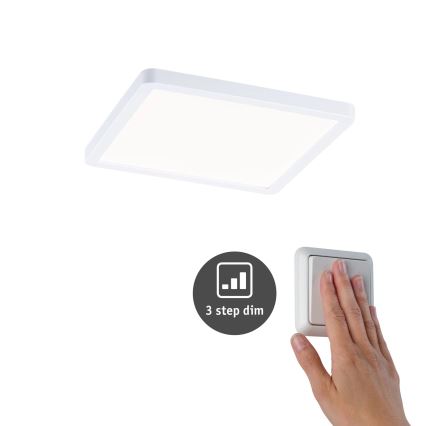 Paulmann 93059 - LED/13W IP44 Stmívatelné koupelnové podhledové svítidlo AREO 230V 17,5x17,5 cm bílá