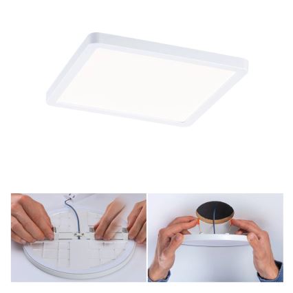 Paulmann 93059 - LED/13W IP44 Stmívatelné koupelnové podhledové svítidlo AREO 230V 17,5x17,5 cm bílá