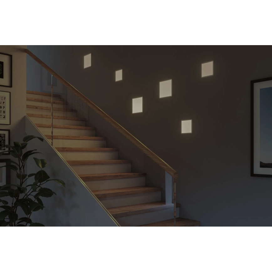 Paulmann 93060 - LED/16W IP44 Stmívatelné koupelnové podhledové svítidlo AREO 230V 23x23 cm bílá