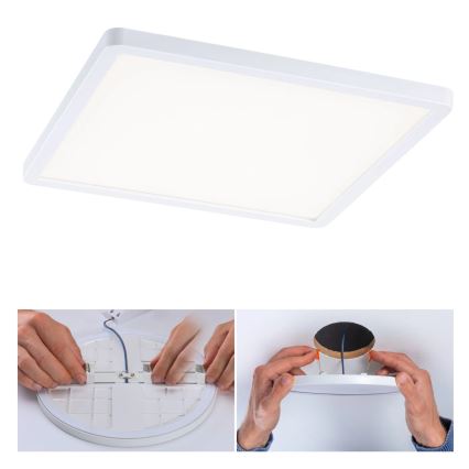 Paulmann 93060 - LED/16W IP44 Stmívatelné koupelnové podhledové svítidlo AREO 230V 23x23 cm bílá