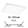 Paulmann 93060 - LED/16W IP44 Stmívatelné koupelnové podhledové svítidlo AREO 230V 23x23 cm bílá